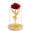 Eternal Red Rose in LED Glass Gift Box