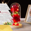 Eternal rose RED gift with letter valentine's day